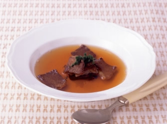 牛肉のスープ仕立て