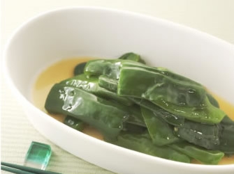 ピーマンのレンジ蒸し