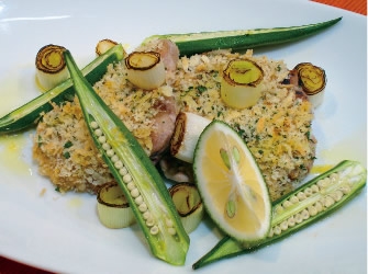 豚フィレ肉のパン粉焼き かぼす風味