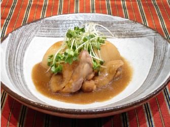 チキンと大根の味噌煮