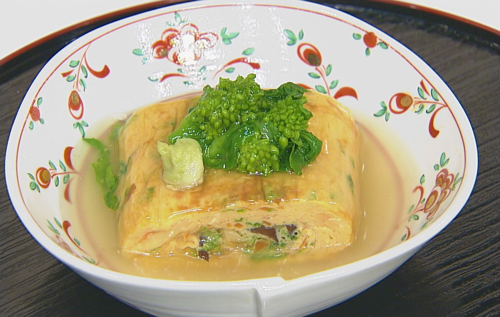 袱紗(ふくさ)たまご焼き 銀あんかけ