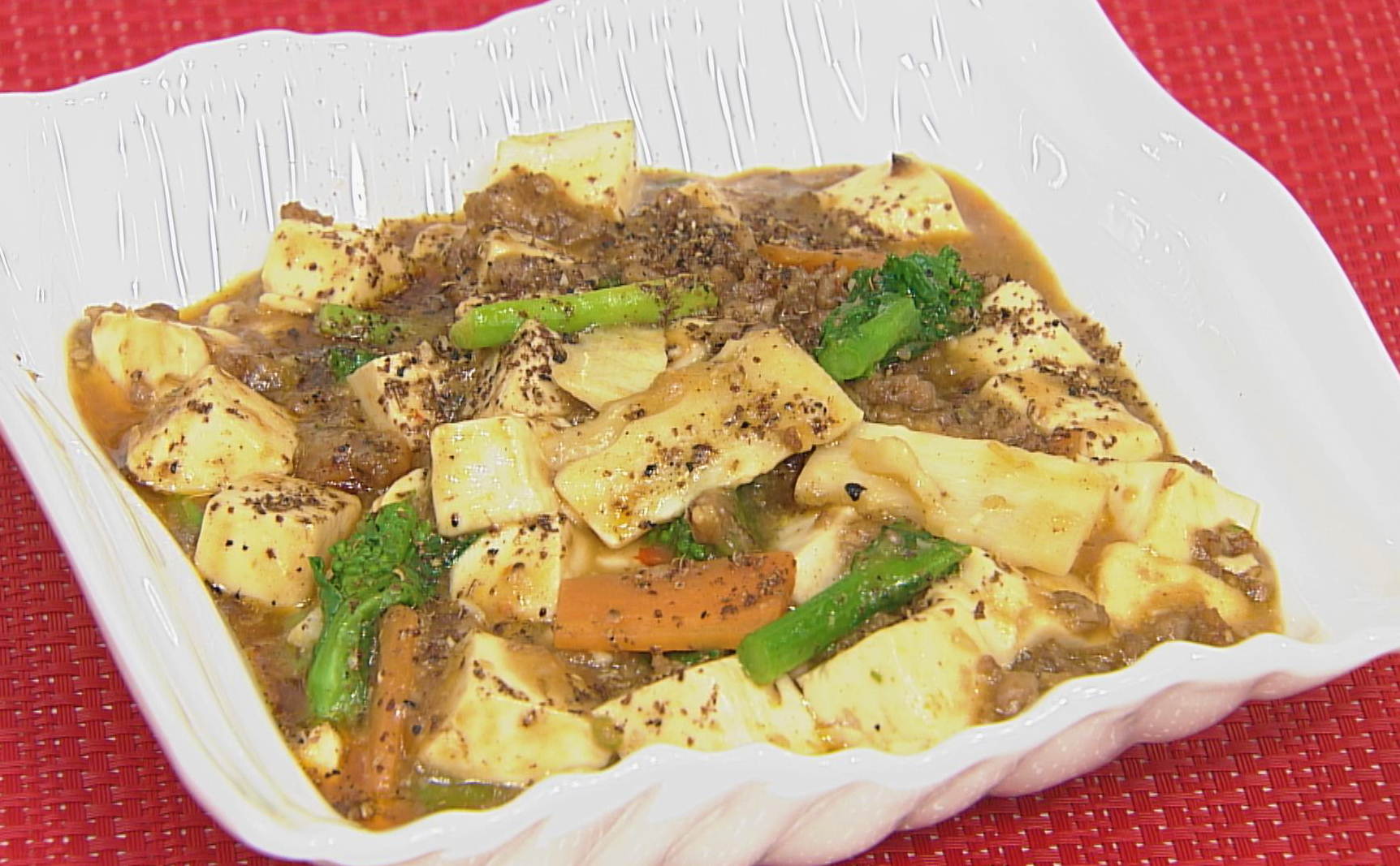 春野菜入り麻婆豆腐