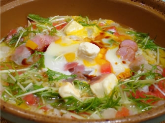 豆イタリア風雑炊
