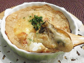 カキの味噌グラタン