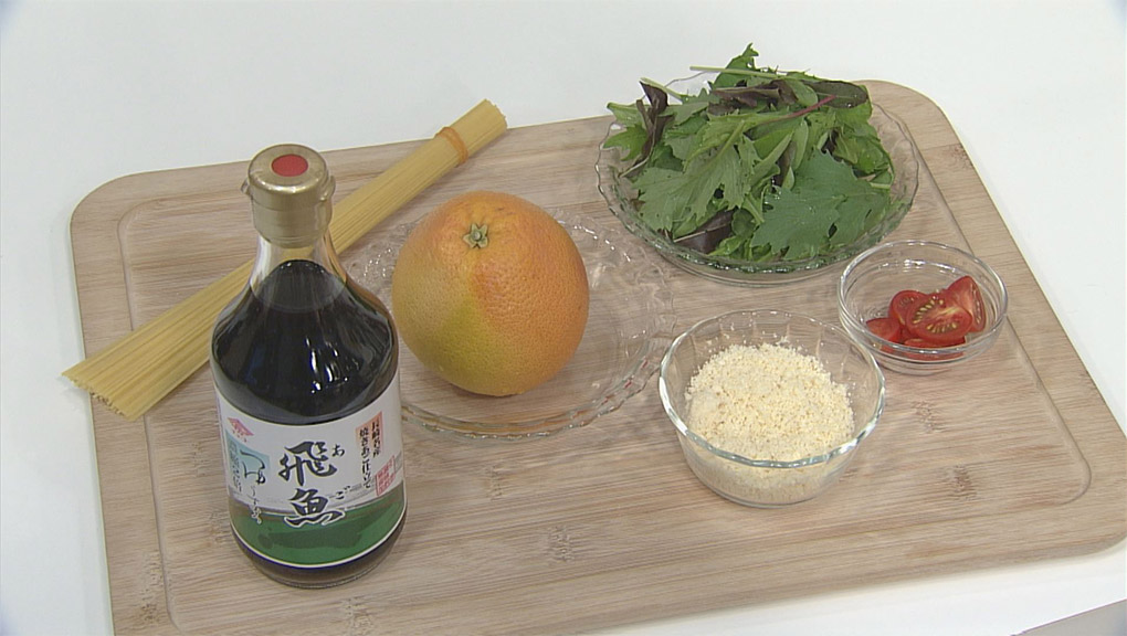 めんつゆでフルーティサラスパの材料