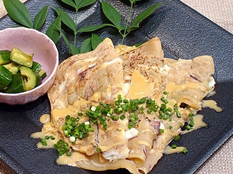長崎風 イカのぺったん焼き