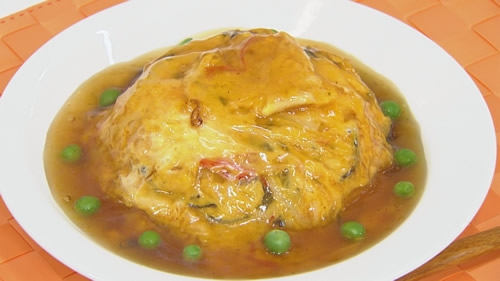 南蛮酢で天津飯