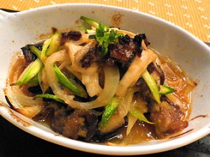 なすの肉みそ焼き
