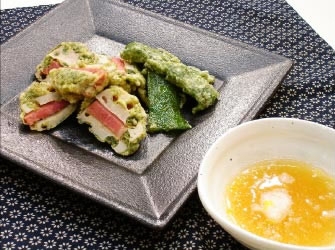 れんこんのはさみ揚げ
