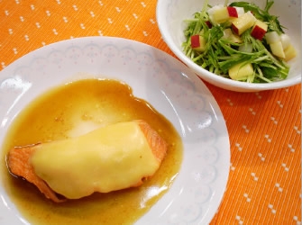 鮭のチーズ風味