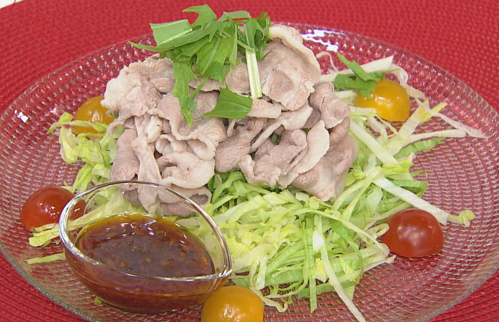 しょうゆダレで冷しゃぶ