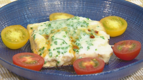 豆腐ステーキチーズ焼き