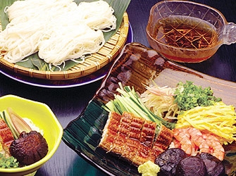スタミナ冷やしそうめん