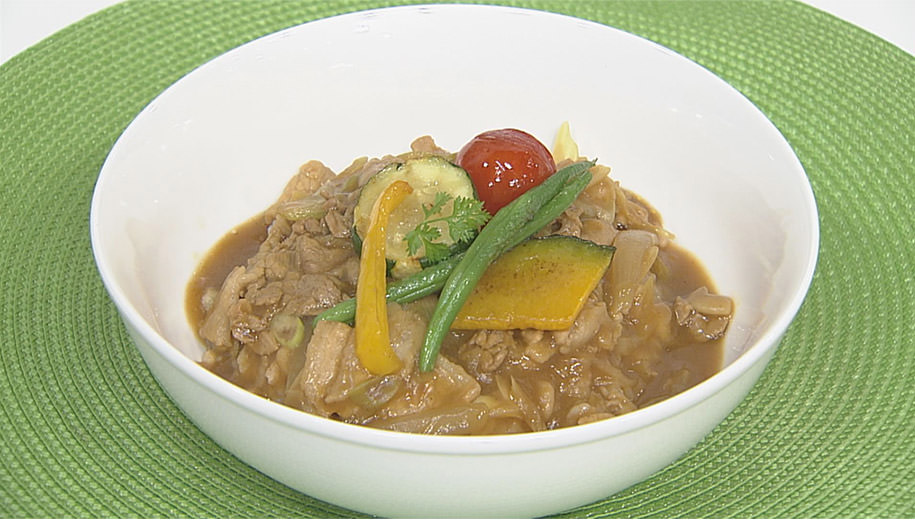 夏野菜のカレー丼