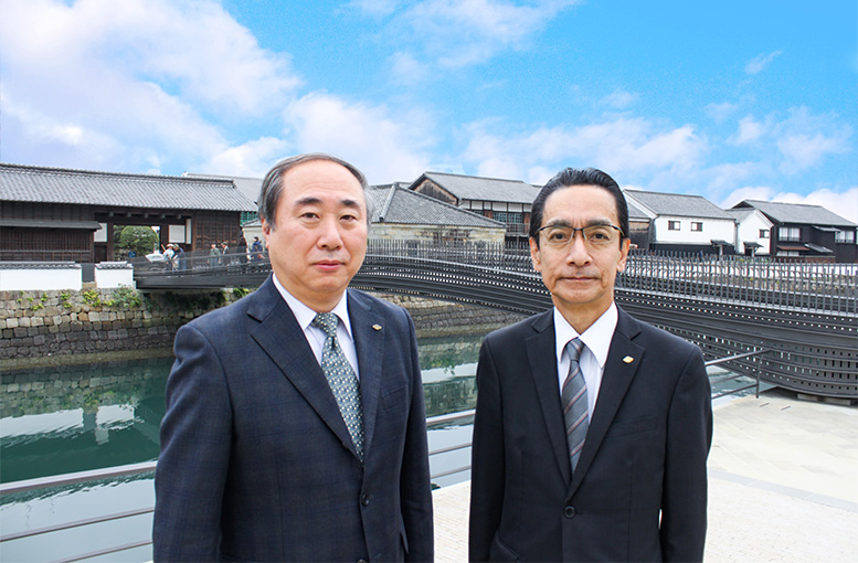 長工醤油味噌協同組合理事長 久保田泰雄・チョーコー醤油株式会社代表取締役 北野正大