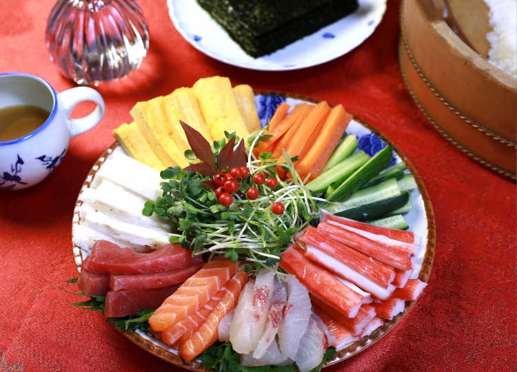 ゆずみそ手巻き(香り立つゆず鍋つゆ)